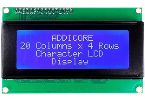 comprar Display Lcd 2004 20x4 Hd44780 Azul Blue Backlight 04 - A0113