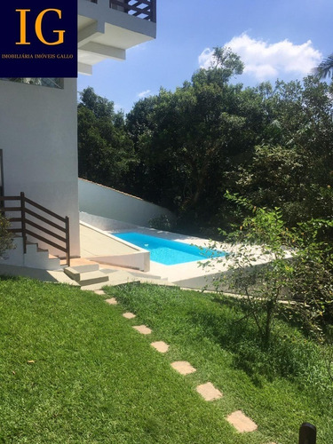 Imagem 1 de 30 de Casa Em Ribeirão Pires 4 Dormitórios Com Piscina E Bosque Privativo - Chácara-rb - 69365793