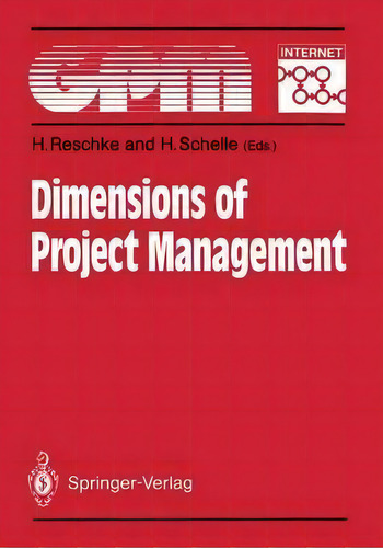Dimensions Of Project Management, De Hasso Reschke. Editorial Springer Verlag Berlin Heidelberg Gmbh Co Kg, Tapa Blanda En Inglés