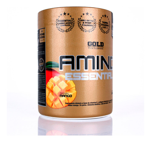 Gold Nutrition Amino Essential Aminoacidos Suplemento 240 3c