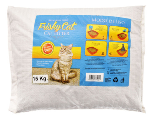 Arena Para Gato 15 Kg Frisky Cat