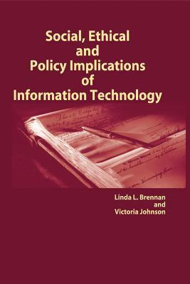 Libro Social, Ethical And Policy Implications Of Informat...