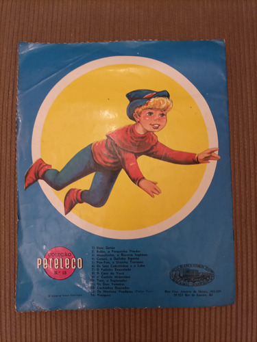 Livro Os Meninos Voadores (peter Pan) Coleção Peteleco 1965 (Usado)