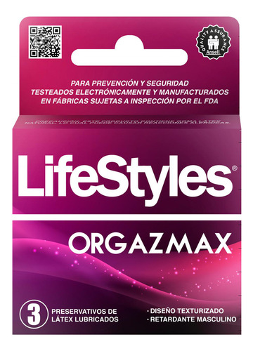 Preservativos Lifestyle Orgazmax