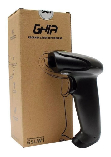 Imagen 3 de 3 de Lector De Codigos De Barra Ghia Laser 1d Inalambrico