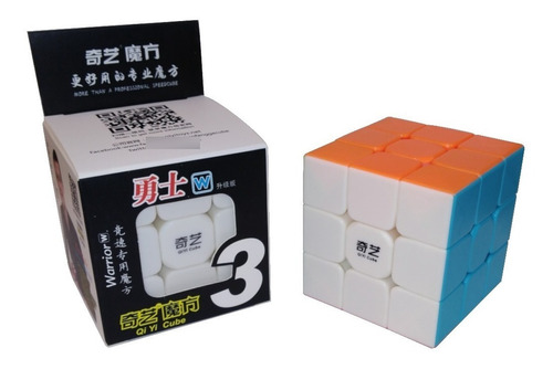 Cubo Rubik 3x3 Speed Qiyi Original Warrior W Con Base