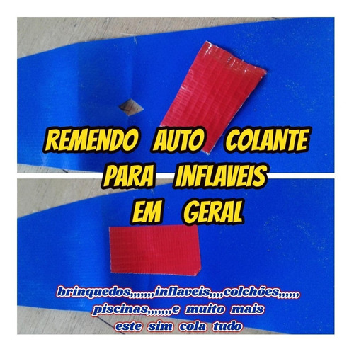 Piscinas Remendo Auto Colante P/inflaveis Etc C/frete Gratis