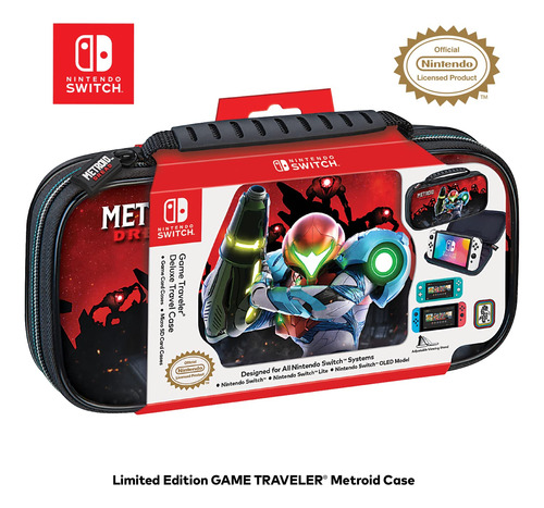 Game Traveler Metroid Nintendo Switch Case - Switch Oled Ca.