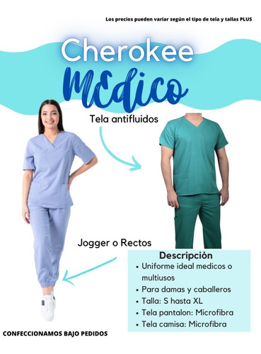 Uniformes Medico Cherokee