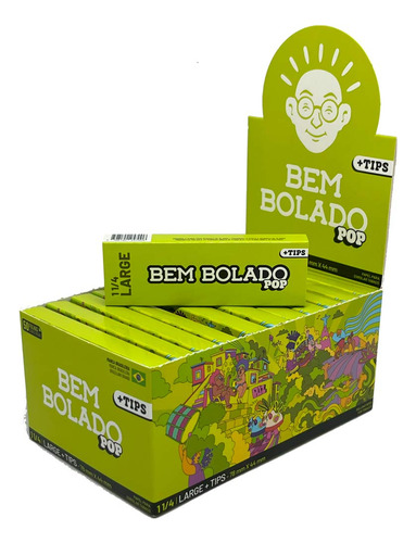 Caixa Seda Bem Bolado Pop Mini Size + Piteira