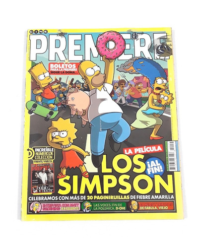 Cine Premiere - Agosto 2007 - No. 155 / Revista Los Simpson