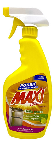 1 Quita Grasa Limpiador Cocina Ardeli Maxigrass 650ml