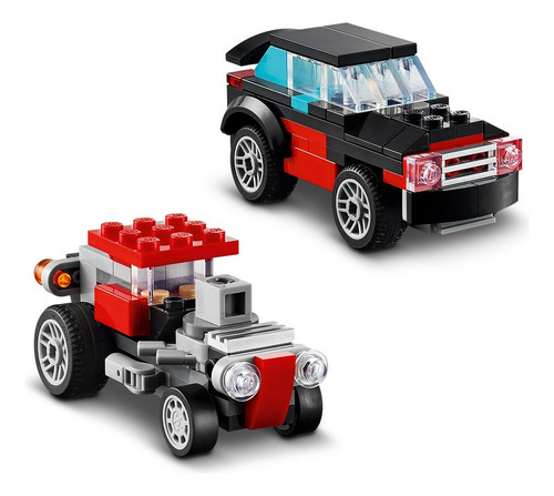 Lego Creator 3 En 1 Camion Plataforma Con Helicoptero 31146