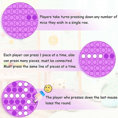 Brinquedo Pop It Fidget, Brinquedo Sensorial Pop Bubble Fidg