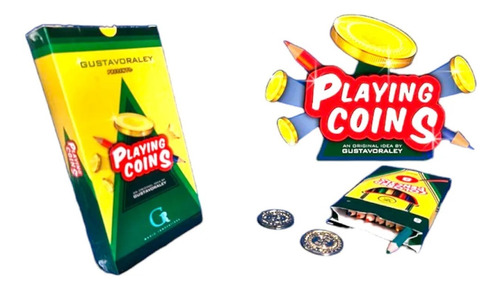 Playing Coins Juego Monedas Truco Magia Raley Alberico Magic