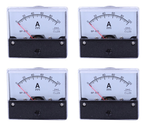 Panel Analógico De 4 Amperios Con Contador De Corriente Y Am