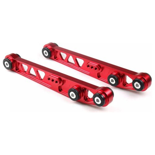 Red Rear Lower Control Arms W/ Bushing For Honda Civic E Uux