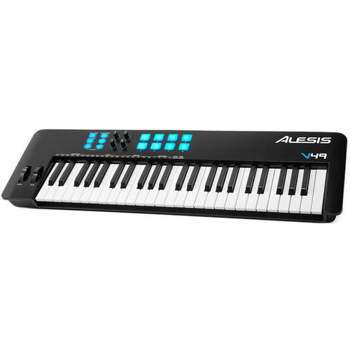 Controlador Midi Usb Alesis V49 Mkii 4 Knobs 8 Pads
