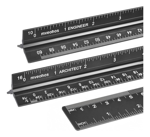 Regla Triangular De Escala Arquitectónica E Ingenieril...