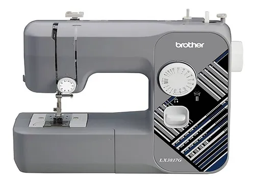 comprar Máquina De Coser Recta Brother Lx3817 Portable Gris 110v