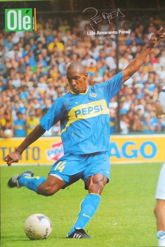 Póster Luis Amaranto Perea De Boca Juniors. Diario Olé