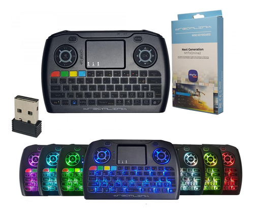 Dreamlink Formuler Mini Teclado Inalámbrico Retroiluminado 7