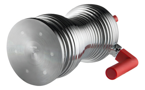 Alessi Mdl02/6rfm Pulcina Cafetera Espresso, 6 Tazas, Rojo
