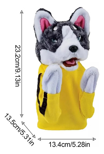 Brinquedo De Fantoche De Mão De Cachorrinho Com Som