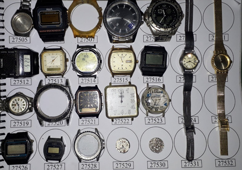 Lote 99 Sucatas Casio E Outros- Máquina Do Tempo