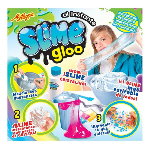 Imagen 3 de 3 de Slime Gloo Al Instante Mi Alegría