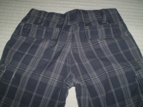 Bermuda Mimo Brand T6 Ajustable Cuadros C 4 Bol Niño Nene