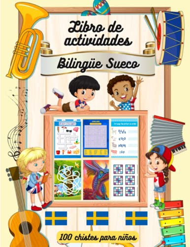 Cuaderno De Actividades Bilingüe : Sueco Para Niños: Laberin