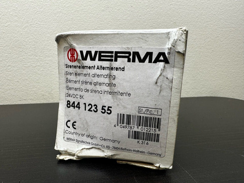 New Werma 844 123 55 Siren Element Alternating 84412355 Bby