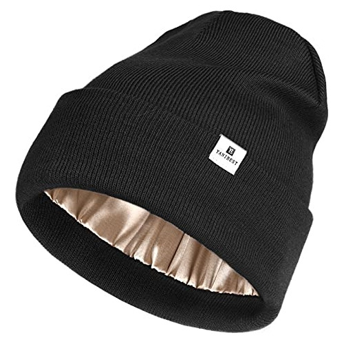 Gorro De Punto Con Forro De Acrílico Holgado Unisex