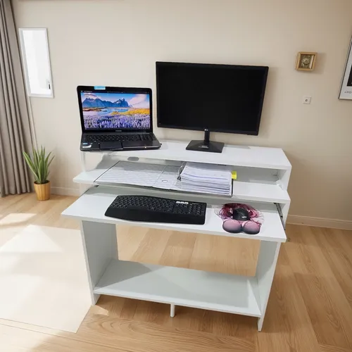 comprar Escritorio Melamine Oficina Gamer Blanco