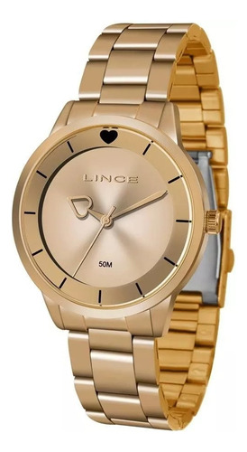 Relógio Lince Feminino Ref: Lrr4572l R1rx Fashion Rosé