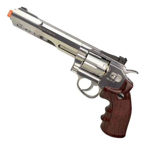 Revólver Co2 4.5mm W702s Full Metal + 10 Co2 + 2.000 Esferas