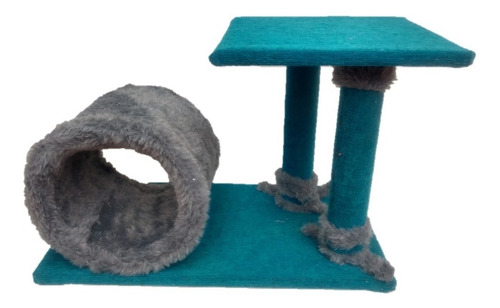 Rascador Gatos Con Peluche Y Chenille + Pompon + Círculo