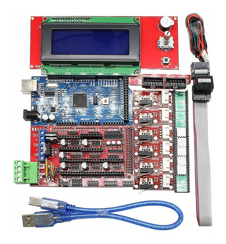 Eiechip Kit De Impresora 3d Cnc Para Arduino Mega 2560 R3