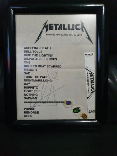 Metallica Autógrafos 