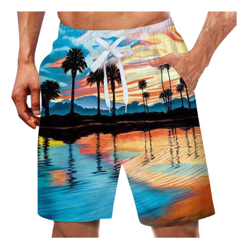 Pantalones De Playa Con Estampado Divertido Especial Con Cor