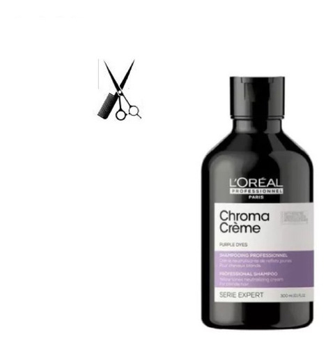 Shampoo Púrpura Chroma Loreal Matiza Anti Naranja Amarillos 