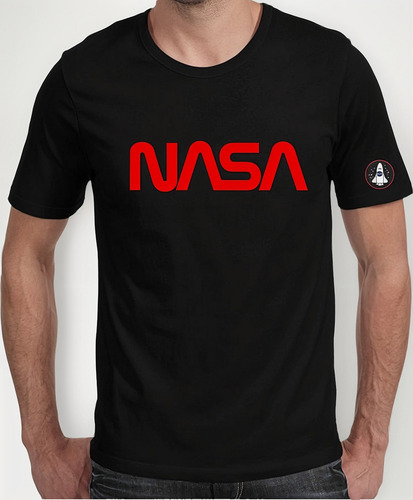 Playera Para Caballero Nasa Logo