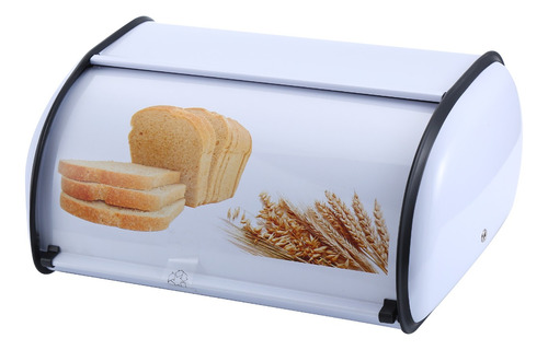 Panera C/tapa Acero Inox.34x23x14.5cm Tunda Uy