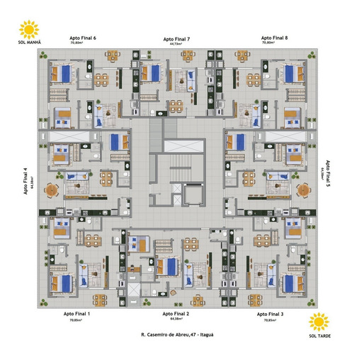 Imagem 8 de 20 de Apartamento - 5100 - 70526772