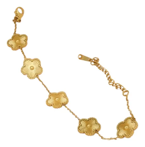 comprar Pulsera Tipo Van Cleef 5 Trébol Para Damas