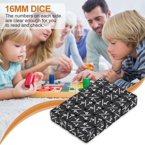 48 Piezas, Contadores De Dados De 16 Mm, Dados Simbólicos De