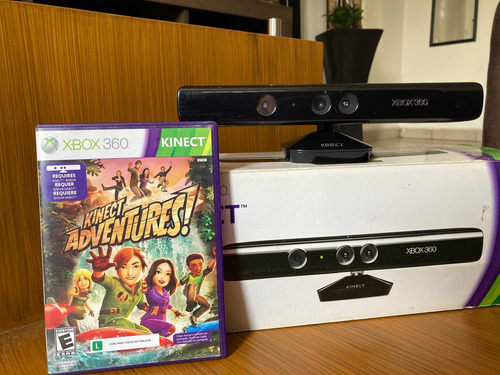 Kinect Para Xbox 360 Semi-nuevo Con Cables Y 1 Juego