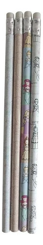 Set De Lapices De Madera Disney Princesas 8pz