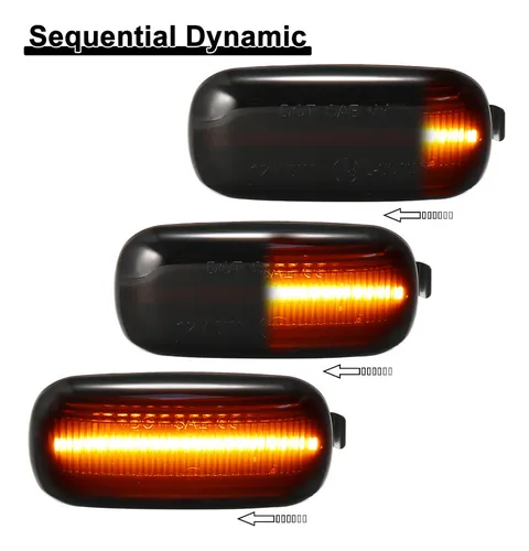 2 Luces Marcador Lateral For Audi A6 A4 A3 S4 S6 S3 Rs4 Rs6